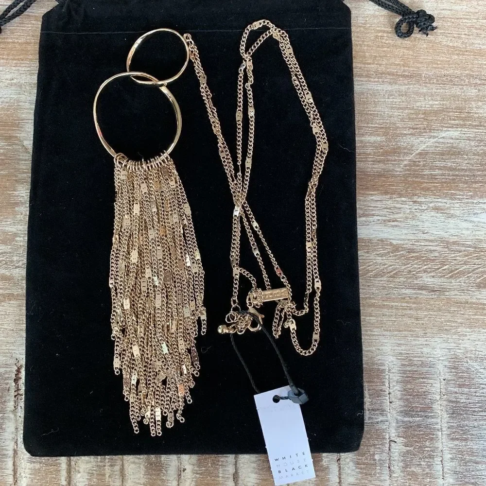 White House Black Market gorgeous gold